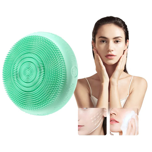 Sonic Facial Cleansing Brush With Build In LED Lights