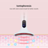 EMS Face Neck Anti Wrinkle Skin Tightening Lifting LED Massager