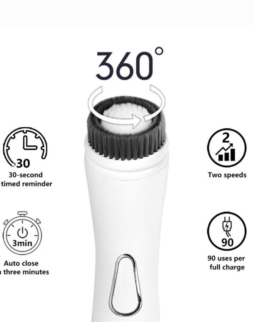 Innovative Blue Ray Disinfection Antibacterial Facial Brush