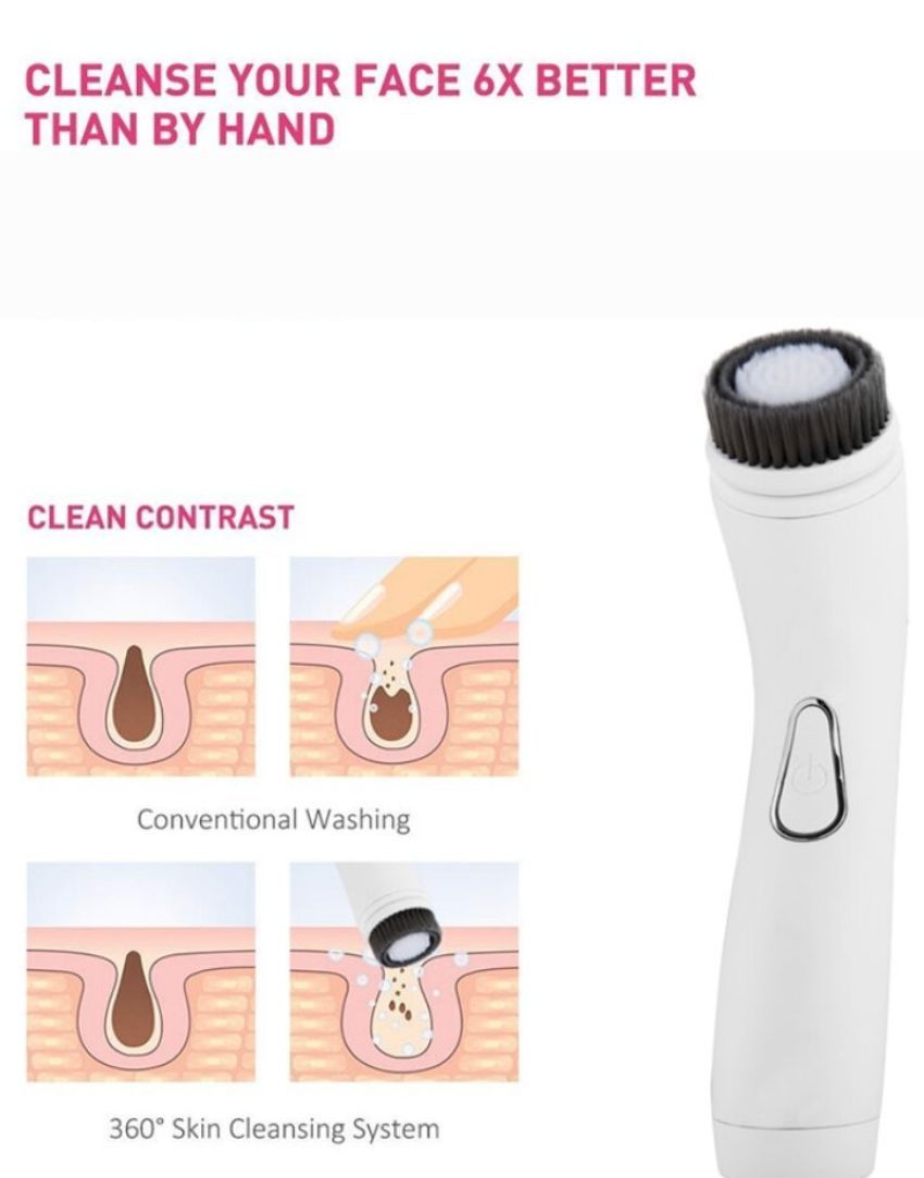 Innovative Blue Ray Disinfection Antibacterial Facial Brush