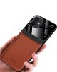 Leather iPhone 13 Pro Case For Men Brown