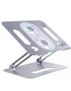 Adjustable Aluminium Laptop Stand With Two Cooling Fan 