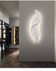 Feather Art LED Wall Decor Lamp
