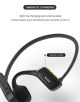 Open-Ear Dual BT MP3 Waterproof Bone Conduction Headphone Black