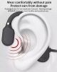 Open-Ear Dual BT MP3 Waterproof Bone Conduction Headphone Black