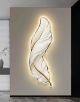 Feather Art LED Wall Decor Lamp