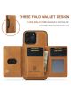Detachable Multi Functional Credit Card Holding Case For iPhone 13 Pro Max With Wallet